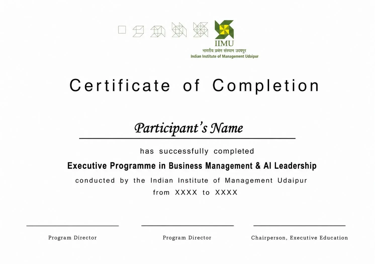 IMT Certificate